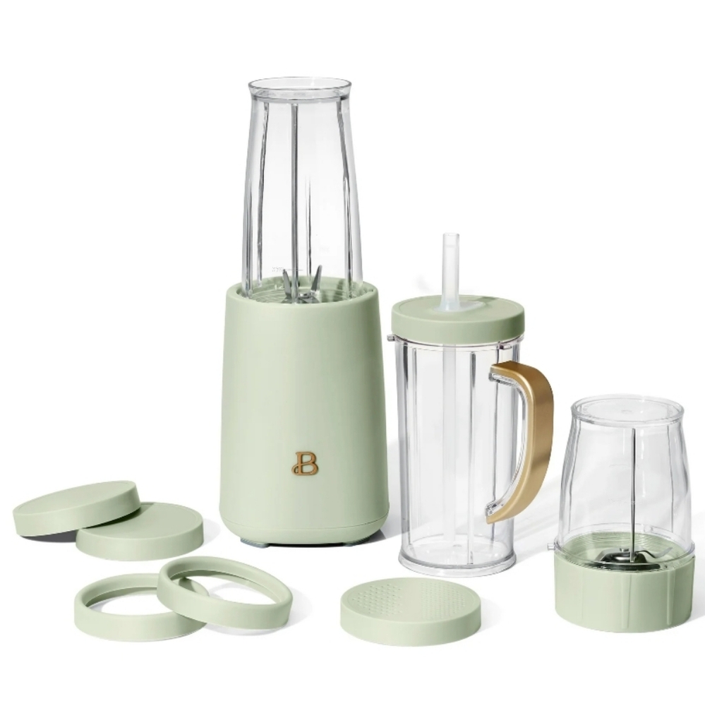 💕 Beautiful Sage Green Personal Blender 12PC Set for Smoothies